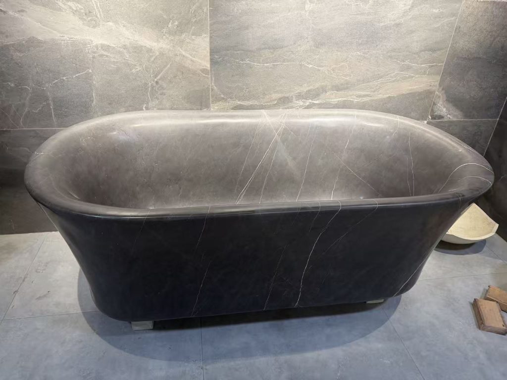 Bath Tub Black Marble