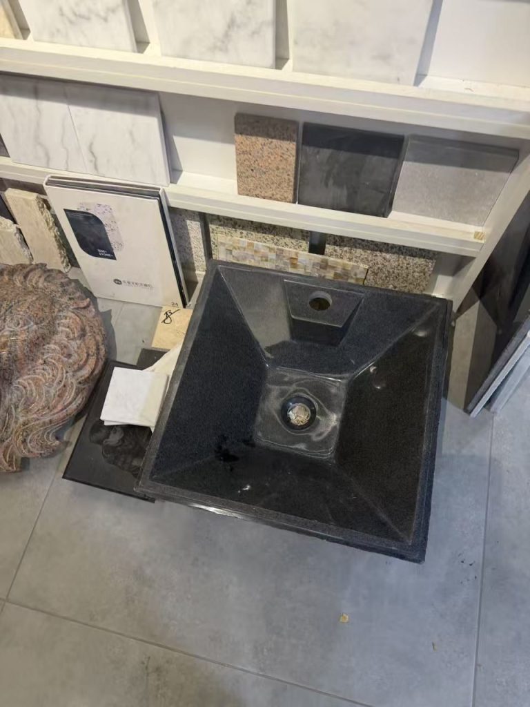 Black Granite Vessel Basin