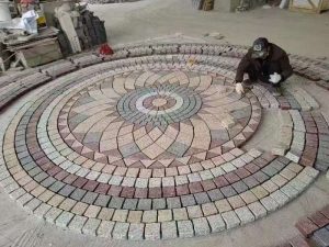 Cobbles on Mesh (Tile-Backed)