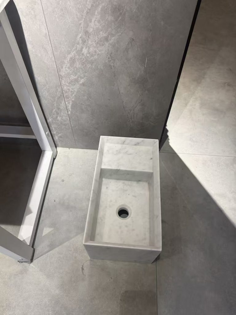 Rectangular Vessel Basin — Waterfall Edge