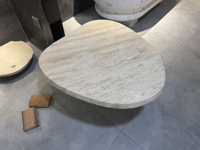 Travertine Round Table